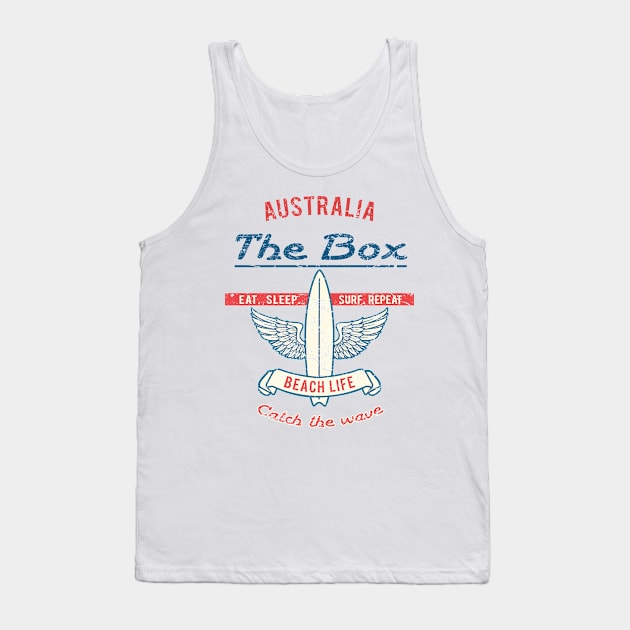 Australia The Box surfboard Tank Top by LiquidLine